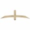 Ekena Millwork Bellingham Rough Sawn Timber Gable Bracket, Douglas Fir, 60"W x 17"H x 4"D x 4"F, 7/12 Pitch GBW060X17X0404BEL00RDF - alternate 1